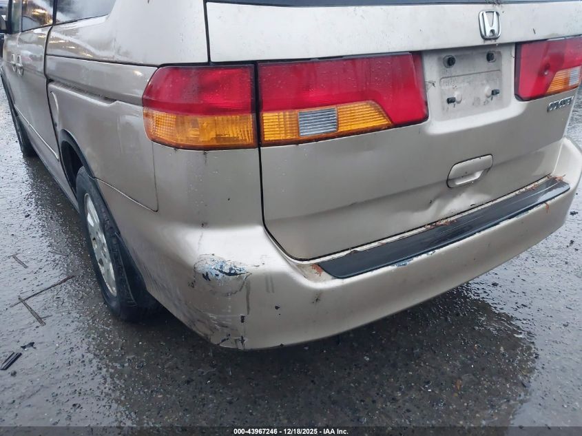 2002 Honda Odyssey Ex VIN: 2HKRL186X2H587407 Lot: 43967246