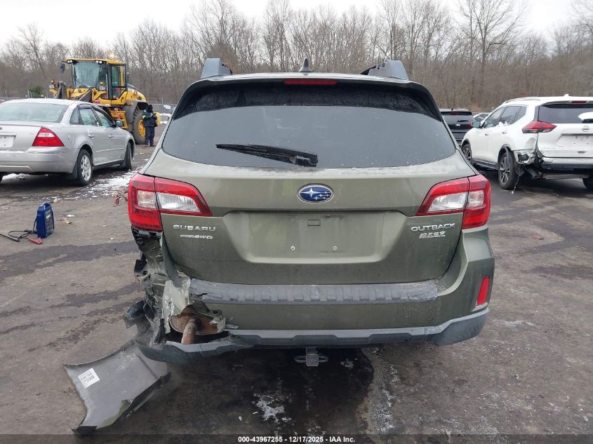 2016 Subaru Outback 2.5I Premium VIN: 4S4BSAEC3G3352831 Lot: 43967255