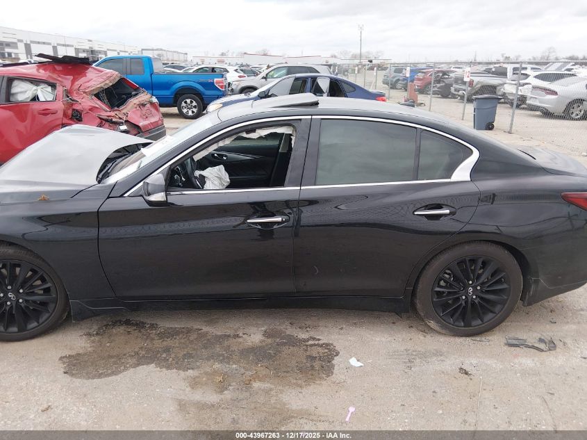 2022 Infiniti Q50 Luxe VIN: JN1EV7BP5NM311226 Lot: 43967263