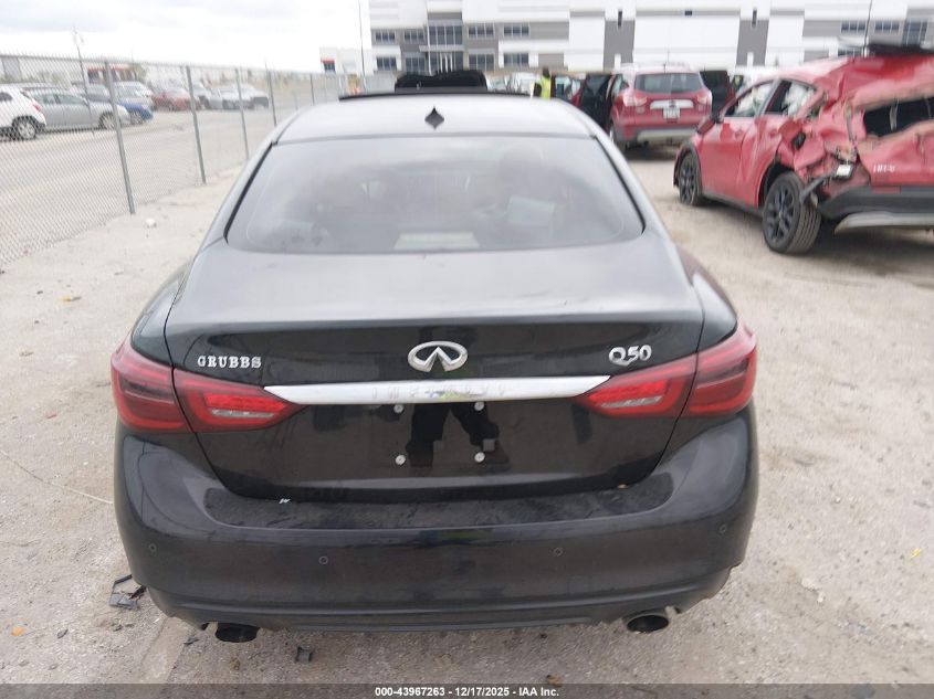 2022 Infiniti Q50 Luxe VIN: JN1EV7BP5NM311226 Lot: 43967263