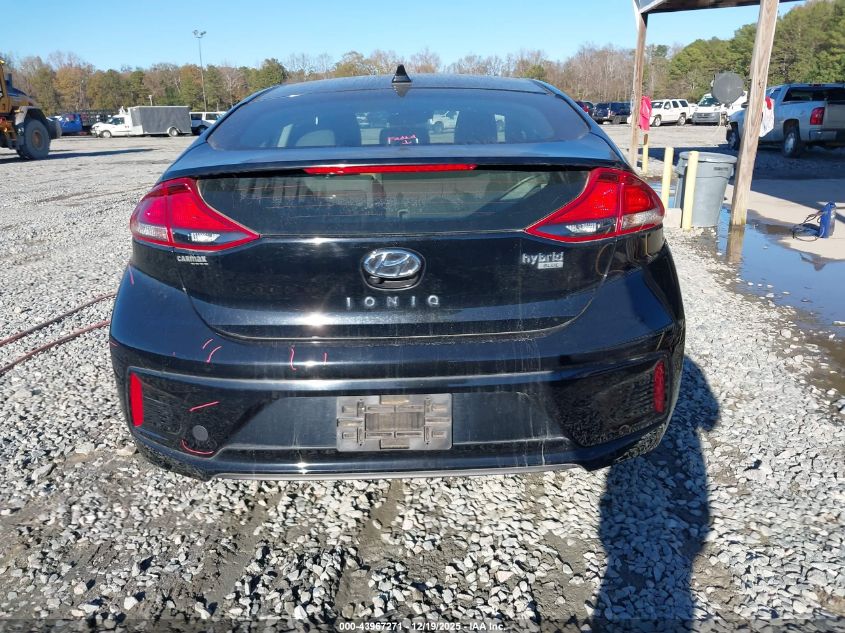 2020 Hyundai Ioniq Hybrid Blue VIN: KMHC65LC7LU227404 Lot: 43967271
