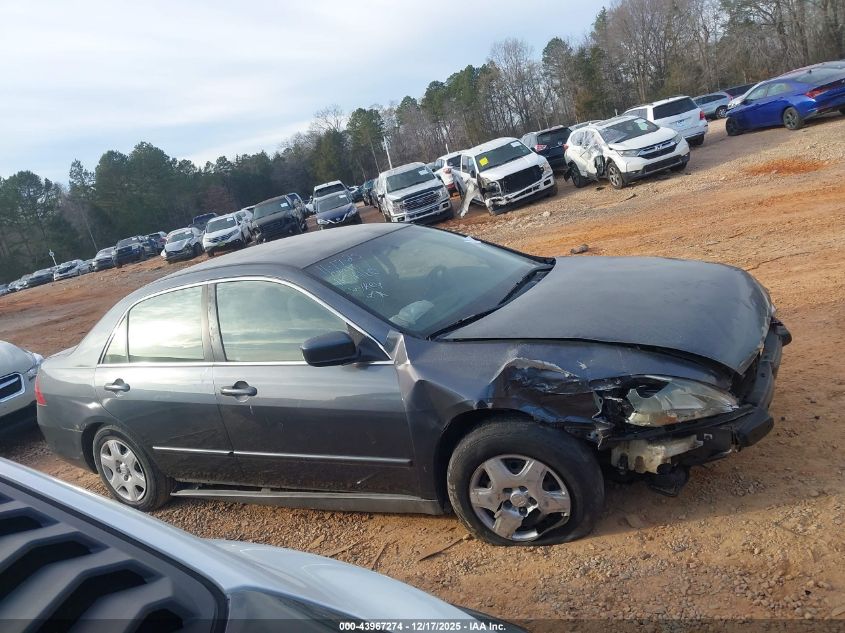 2007 Honda Accord 2.4 Lx VIN: JHMCM56417C016160 Lot: 43967274