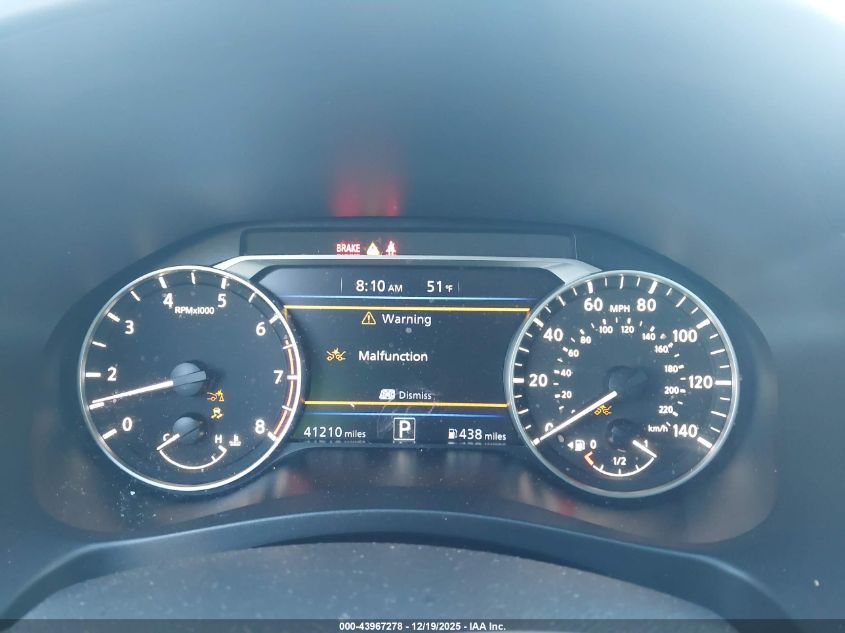 2021 Nissan Altima Sr Fwd VIN: 1N4BL4CV6MN353615 Lot: 43967278