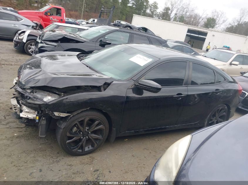 2020 Honda Civic Sport VIN: 19XFC2F80LE010517 Lot: 43967285
