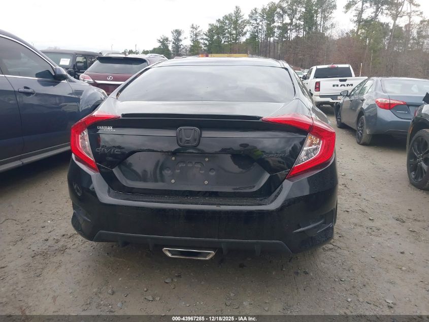 2020 Honda Civic Sport VIN: 19XFC2F80LE010517 Lot: 43967285