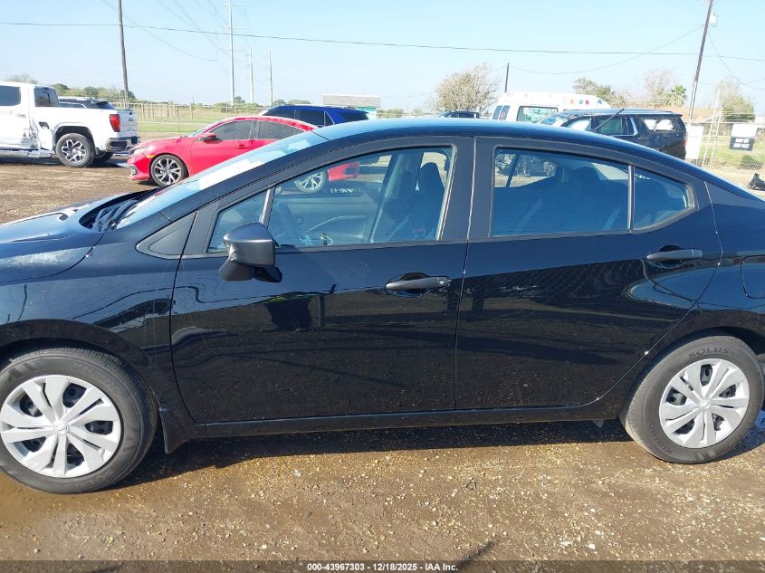 2025 Nissan Versa 1.6 S VIN: 3N1CN8DV7SL834410 Lot: 43967303