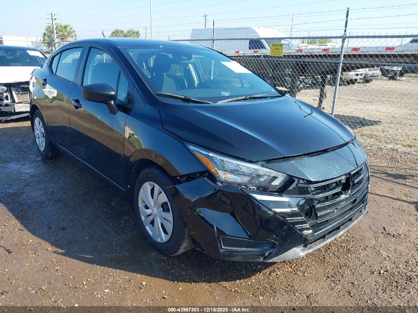2025 Nissan Versa 1.6 S VIN: 3N1CN8DV7SL834410 Lot: 43967303