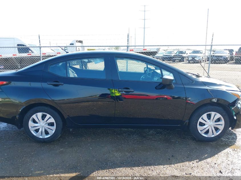 2025 Nissan Versa 1.6 S VIN: 3N1CN8DV7SL834410 Lot: 43967303