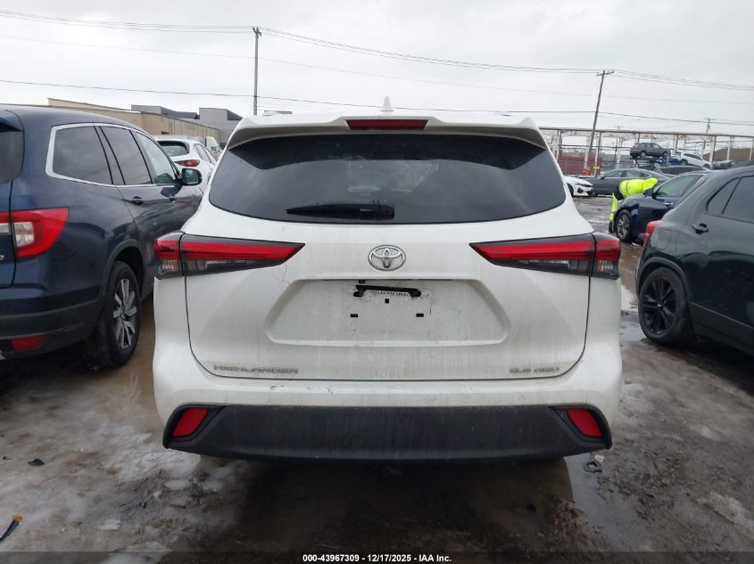 2020 Toyota Highlander Xle VIN: 5TDHZRBH1LS025622 Lot: 43967309