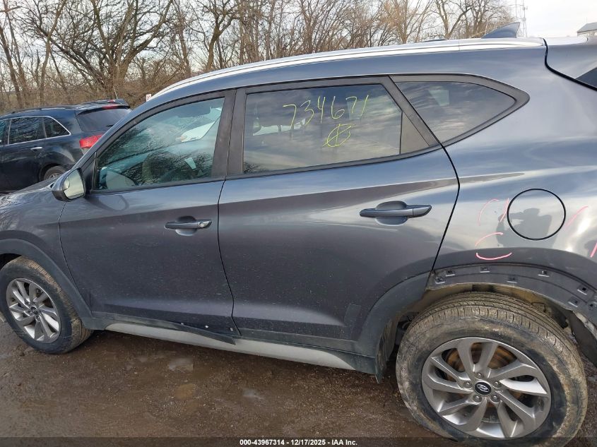 2018 Hyundai Tucson Sel VIN: KM8J3CA45JU734671 Lot: 43967314