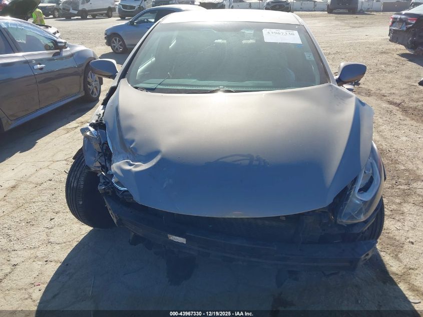 2016 Hyundai Elantra Se VIN: 5NPDH4AE7GH695165 Lot: 43967330