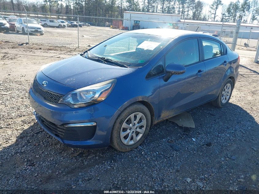 2016 Kia Rio Lx VIN: KNADM4A32G6651320 Lot: 43967333
