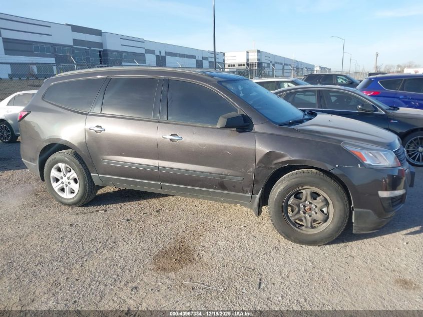 2017 Chevrolet Traverse Ls VIN: 1GNKRFED9HJ197275 Lot: 43967334