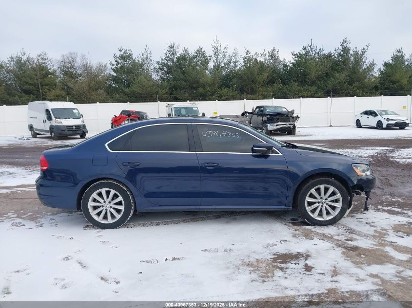 2012 Volkswagen Passat 2.0L Tdi Se VIN: 1VWBN7A32CC075925 Lot: 43967353