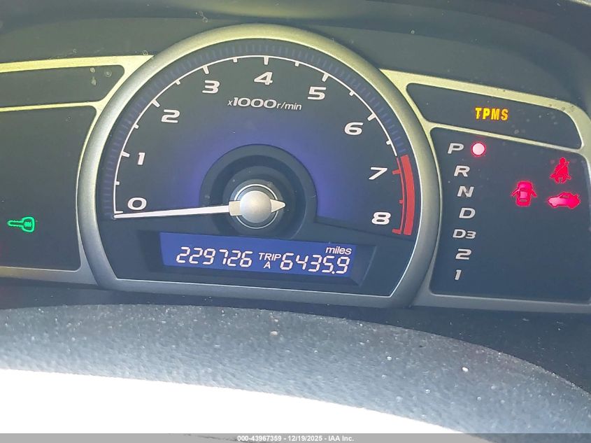 2008 Honda Civic Lx VIN: 2HGFA16538H354412 Lot: 43967359