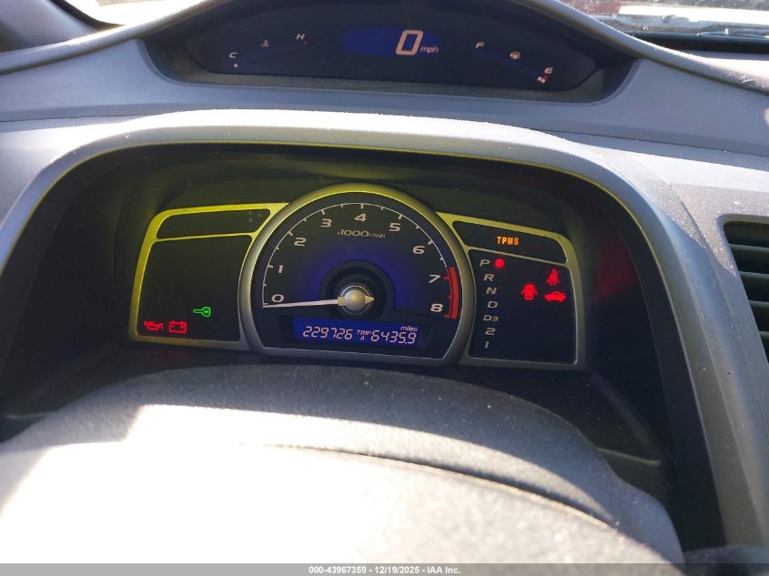 2008 Honda Civic Lx VIN: 2HGFA16538H354412 Lot: 43967359