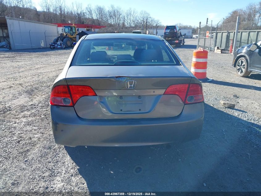 2008 Honda Civic Lx VIN: 2HGFA16538H354412 Lot: 43967359