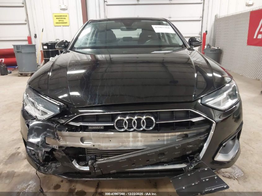 2021 Audi A4 Premium 40 Tfsi Quattro S Tronic VIN: WAUABAF42MA042245 Lot: 43967368