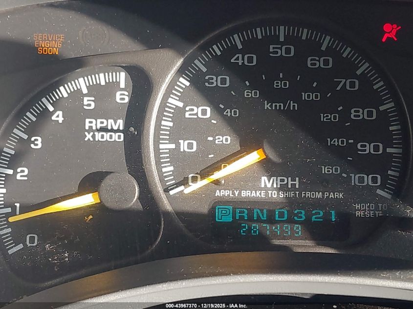 2000 Chevrolet Silverado 1500 Ls VIN: 1GCEC14T1YZ209486 Lot: 43967370