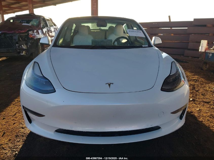2021 Tesla Model 3 Long Range Dual Motor All-Wheel Drive VIN: 5YJ3E1EB7MF001104 Lot: 43967394