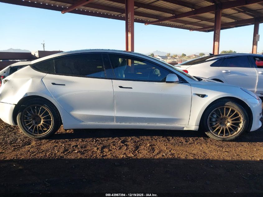 2021 Tesla Model 3 Long Range Dual Motor All-Wheel Drive VIN: 5YJ3E1EB7MF001104 Lot: 43967394