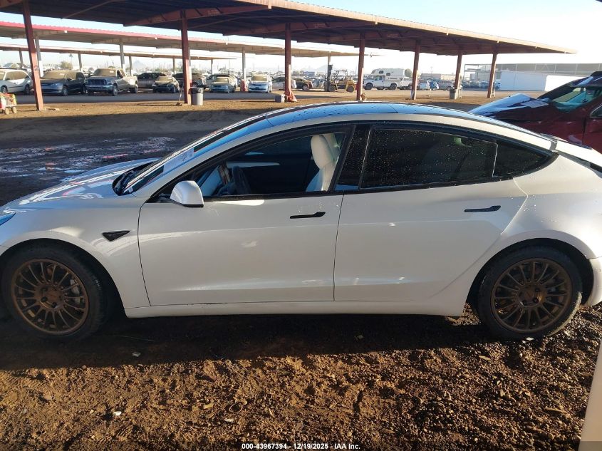 2021 Tesla Model 3 Long Range Dual Motor All-Wheel Drive VIN: 5YJ3E1EB7MF001104 Lot: 43967394