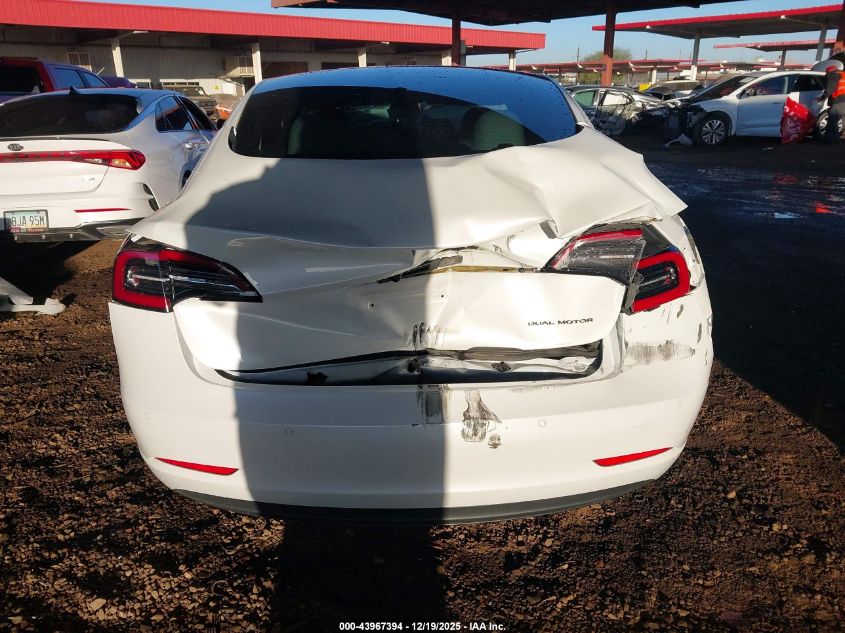 2021 Tesla Model 3 Long Range Dual Motor All-Wheel Drive VIN: 5YJ3E1EB7MF001104 Lot: 43967394
