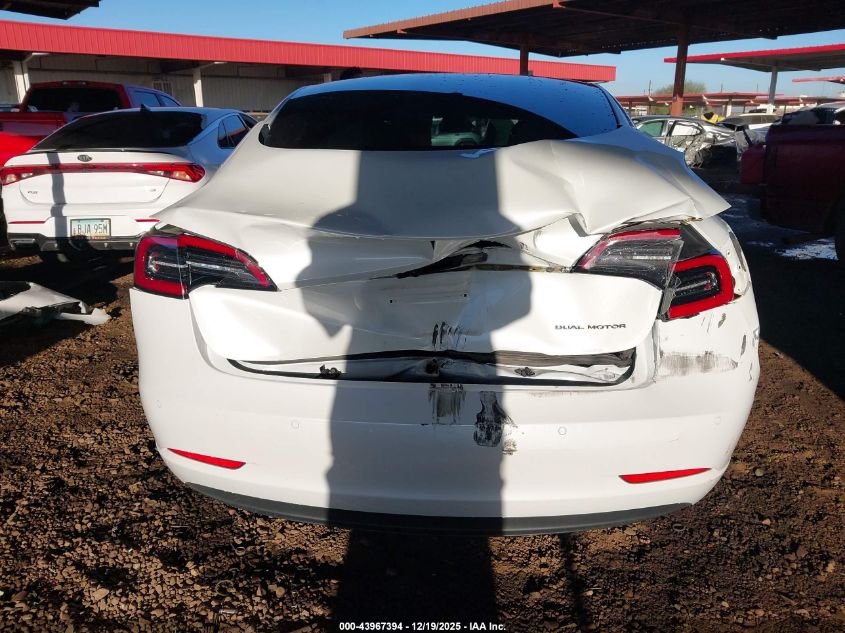 2021 Tesla Model 3 Long Range Dual Motor All-Wheel Drive VIN: 5YJ3E1EB7MF001104 Lot: 43967394