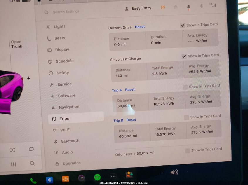 2021 Tesla Model 3 Long Range Dual Motor All-Wheel Drive VIN: 5YJ3E1EB7MF001104 Lot: 43967394