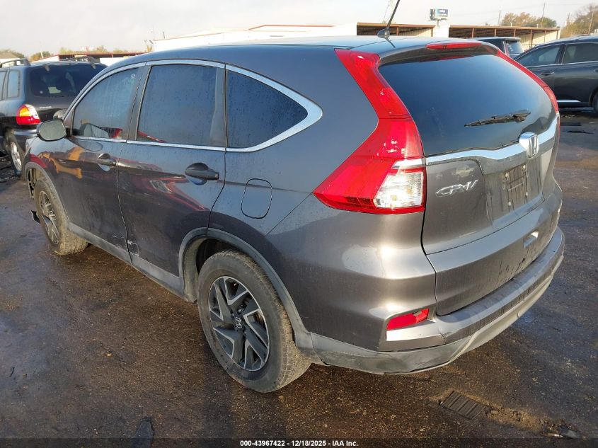 2016 Honda Cr-V Se VIN: 2HKRM3H45GH547119 Lot: 43967422