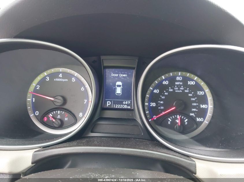 2013 Hyundai Santa Fe Gls VIN: KM8SN4HF3DU001440 Lot: 43967424