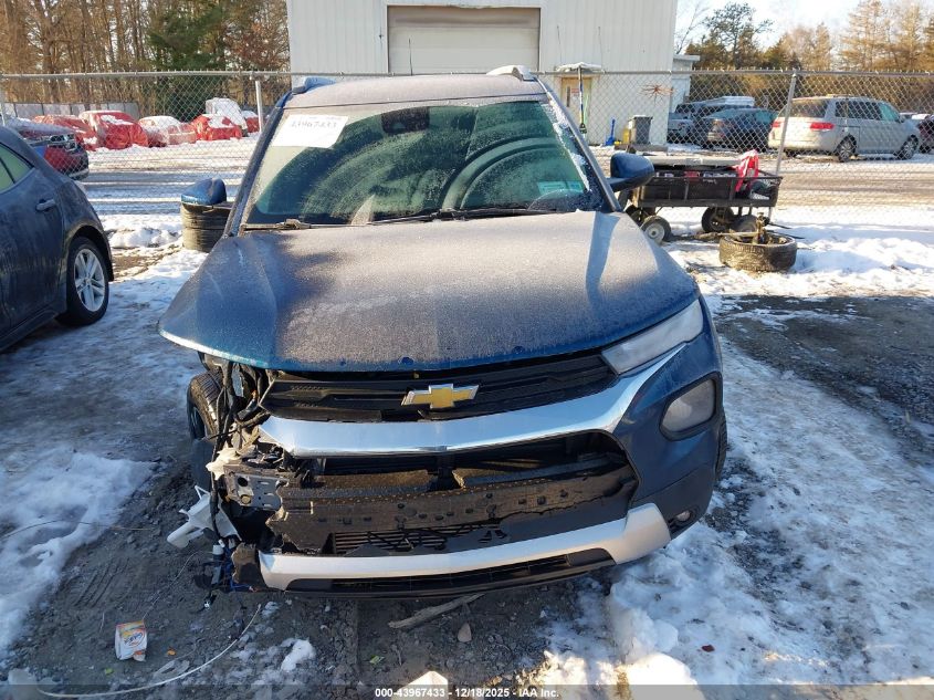 2021 Chevrolet Trailblazer Awd Lt VIN: KL79MRSL5MB009386 Lot: 43967433