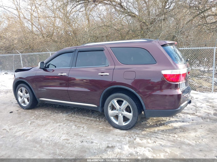 1C4RDJEG5CC336544 2012 Dodge Durango 3.6 Citadel brown