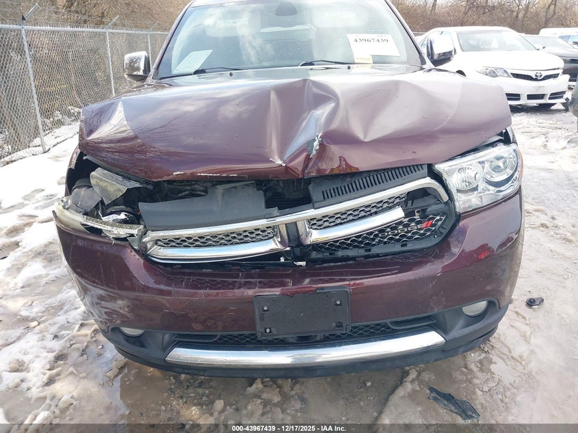2012 Dodge Durango 3.6 Citadel brown Lot 111043967439 Vin 1C4RDJEG5CC336544