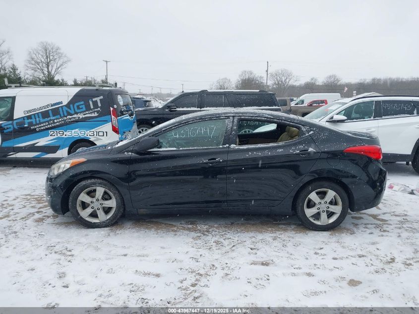 2011 Hyundai Elantra Gls (Ulsan Plant) VIN: KMHDH4AE2BU129702 Lot: 43967447