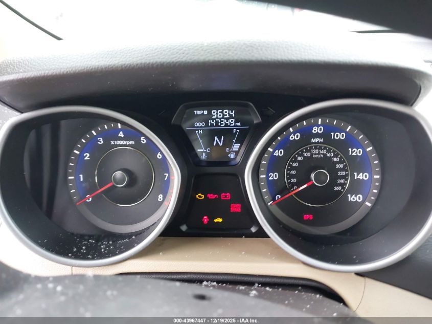 2011 Hyundai Elantra Gls (Ulsan Plant) VIN: KMHDH4AE2BU129702 Lot: 43967447