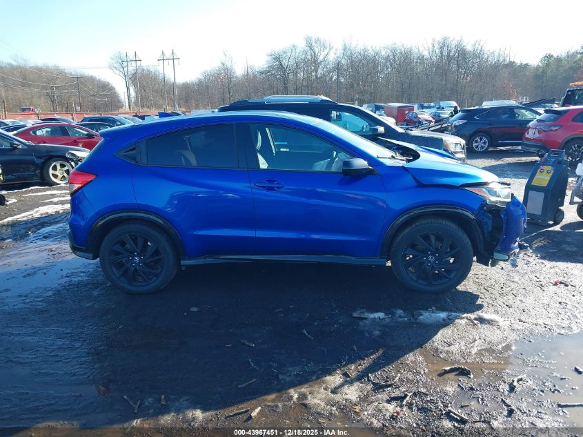 2022 Honda Hr-V Awd Sport VIN: 3CZRU6H17NM704660 Lot: 43967451