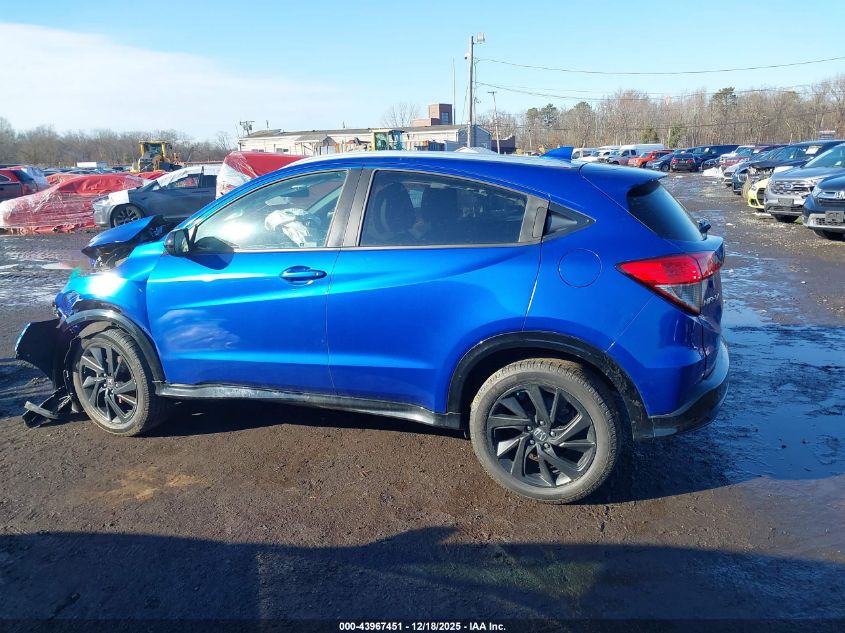 2022 Honda Hr-V Awd Sport VIN: 3CZRU6H17NM704660 Lot: 43967451