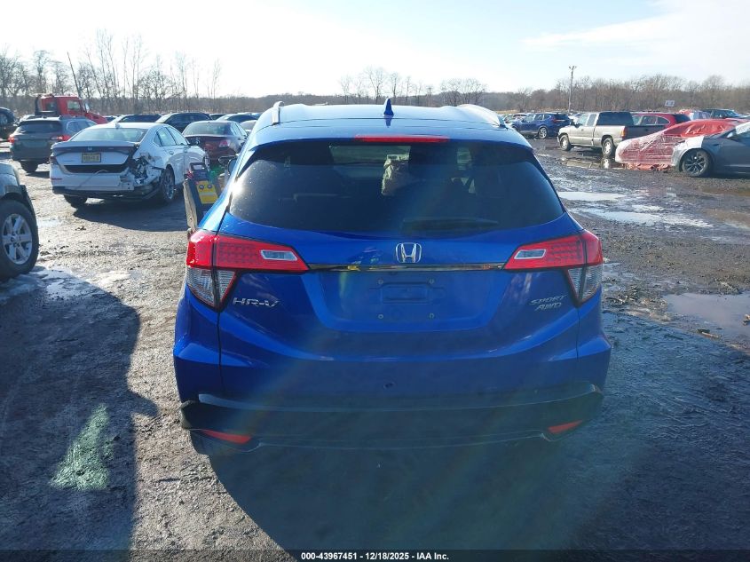 2022 Honda Hr-V Awd Sport VIN: 3CZRU6H17NM704660 Lot: 43967451