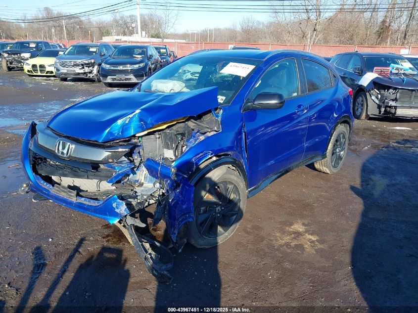 2022 Honda Hr-V Awd Sport VIN: 3CZRU6H17NM704660 Lot: 43967451