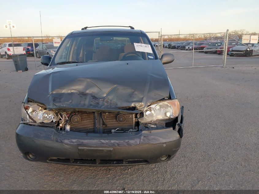 2003 Kia Sedona Ex/Lx VIN: KNDUP131436478656 Lot: 43967467