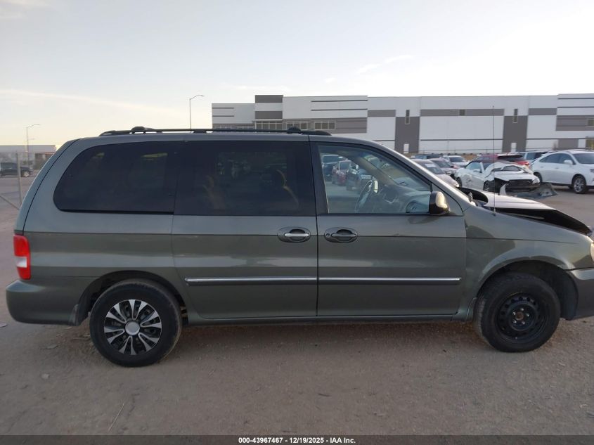 2003 Kia Sedona Ex/Lx VIN: KNDUP131436478656 Lot: 43967467