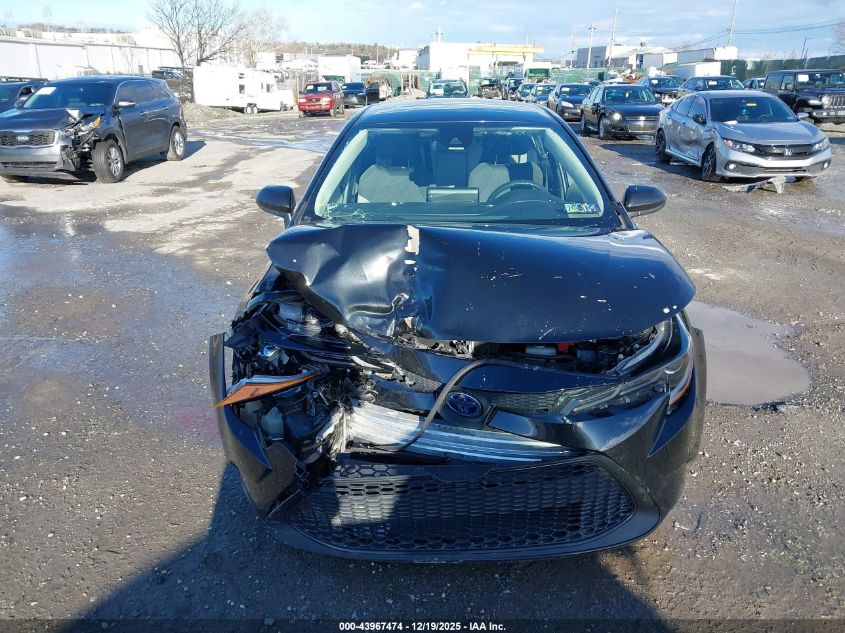 2022 Toyota Corolla Hybrid Le VIN: JTDEAMDE5NJ056209 Lot: 43967474