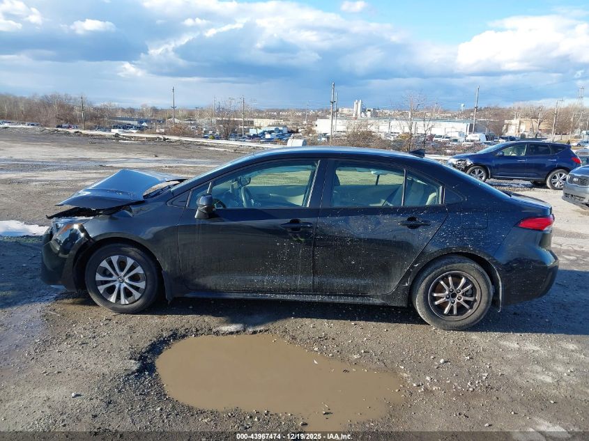 2022 Toyota Corolla Hybrid Le VIN: JTDEAMDE5NJ056209 Lot: 43967474