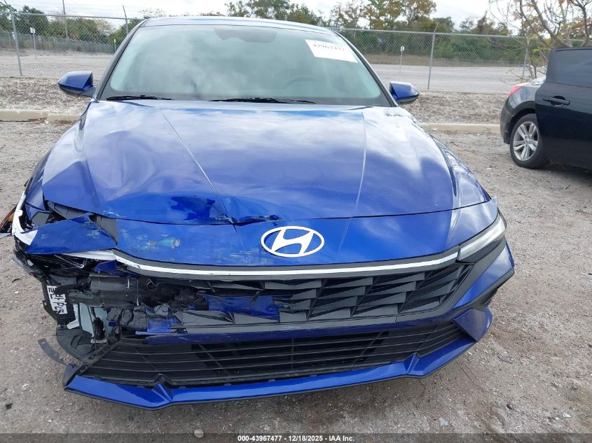 2025 Hyundai Elantra Se VIN: KMHLL4DG6SU937946 Lot: 43967477