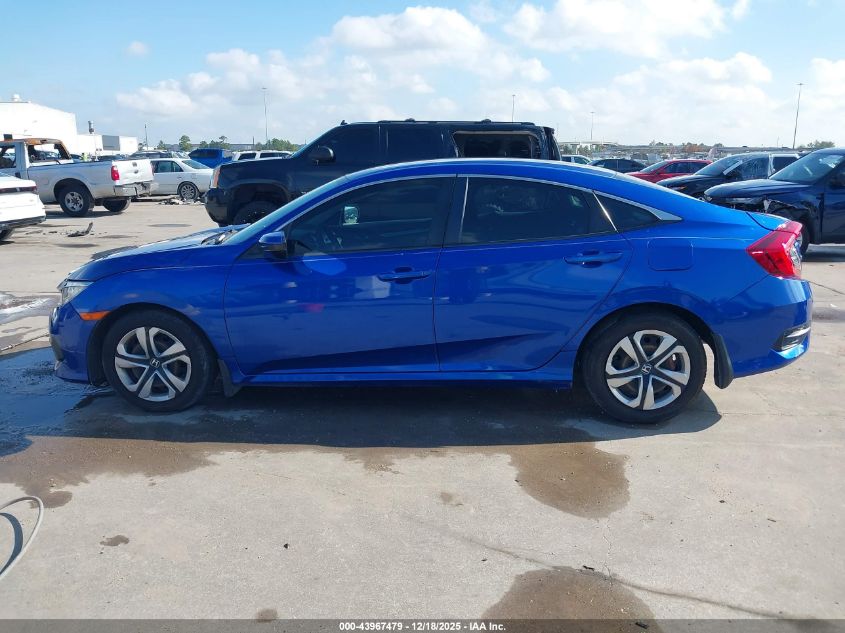 2017 Honda Civic Lx VIN: 19XFC2F51HE066320 Lot: 43967479