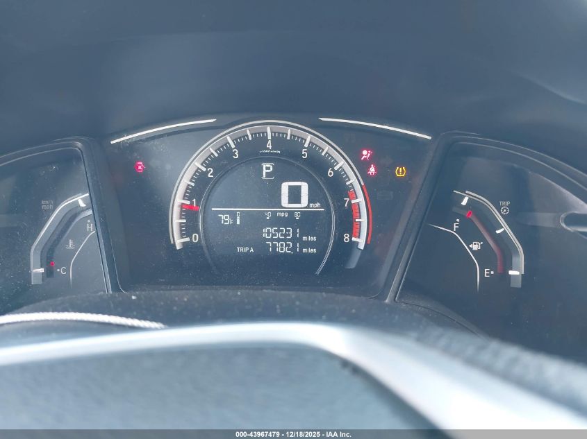 2017 Honda Civic Lx VIN: 19XFC2F51HE066320 Lot: 43967479