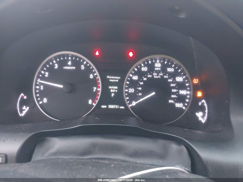 2013 Lexus Es 350 VIN: JTHBK1GG7D2066100 Lot: 43967483