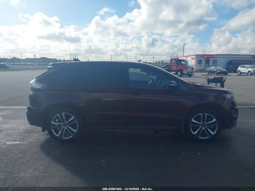 2017 Ford Edge Sport VIN: 2FMPK4AP5HBC22180 Lot: 43967484