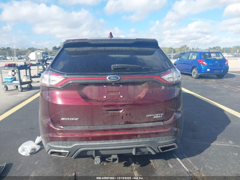 2017 Ford Edge Sport VIN: 2FMPK4AP5HBC22180 Lot: 43967484